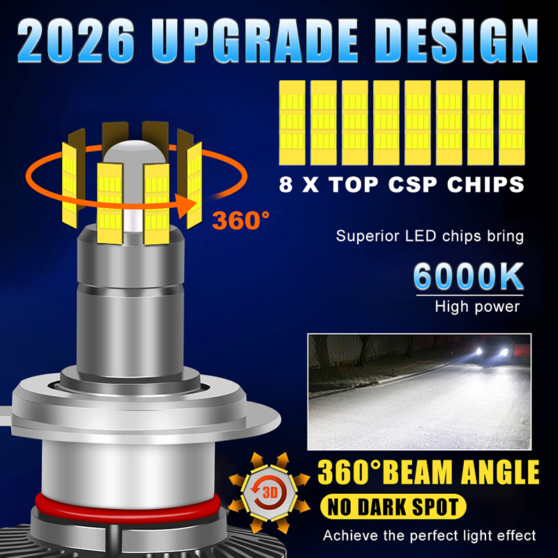 H11 H1 H7 LED 360 Canbus Car H - Universal Motorcycle Led Headlight Projector 评论和价格