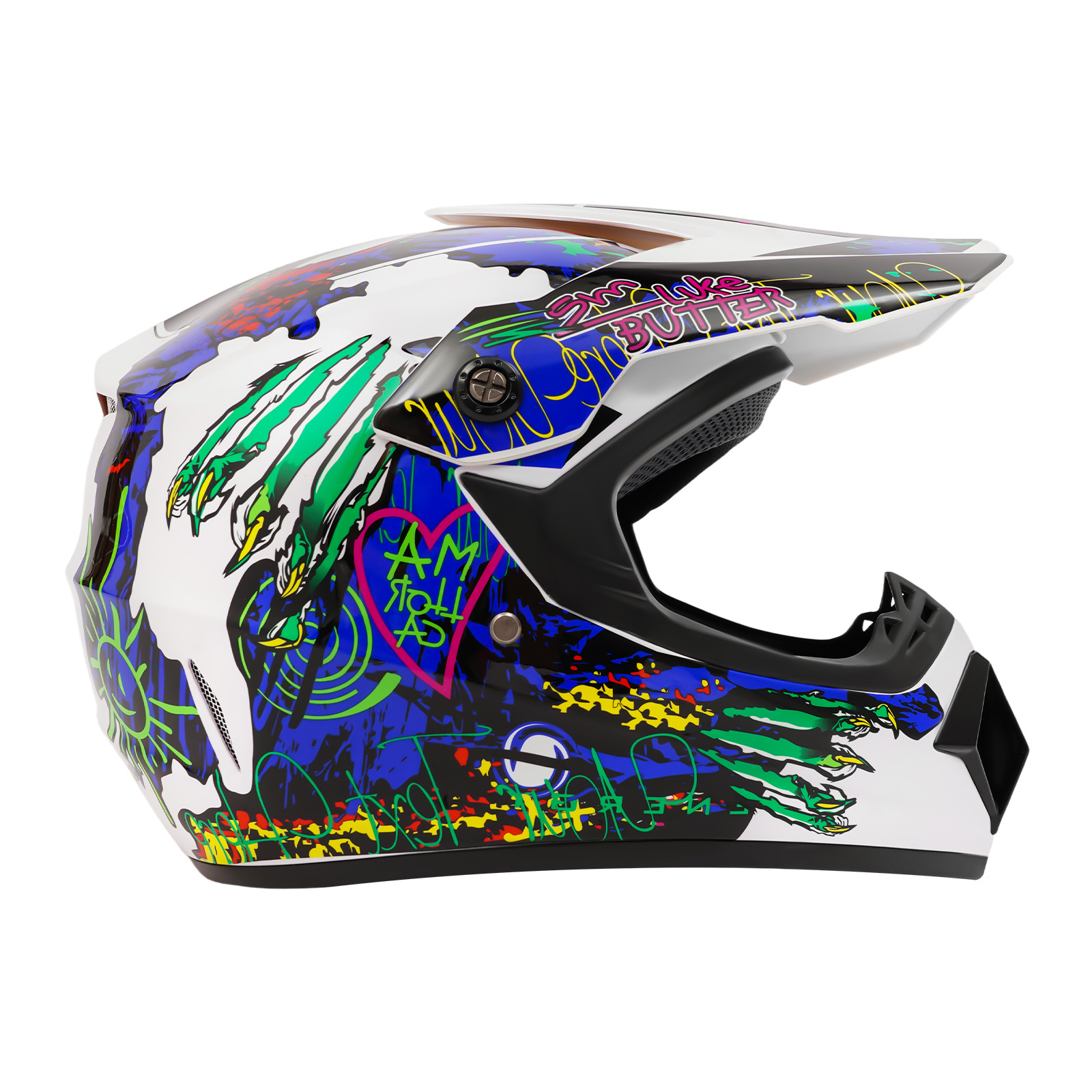 57-58cm Helmet Set with Goggle - Off Road Motocross Helmet Goggles Set 评论和价格